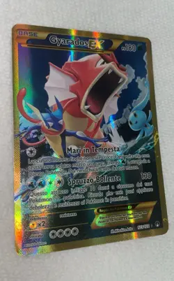 Nintendo Pokemon TCG Gyarados EX 123/122 Secret Rare Full Art Holo Italian - Image 1