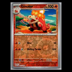 Pokemon Card - Crocalor 037/198 - Reverse Holo - Scarlet and Violet Base Set - Image 1