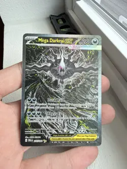 Mega Darkrai EX SIR Pitch Black 116/084 Full Art Holo Rare Pokemon TCG English - Image 1