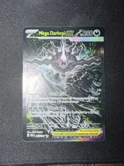 Mega Darkrai EX SIR Pitch Black 116/084 Full Art Holo Rare Pokemon TCG English - Image 4