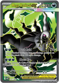 Mega Darkrai ex Ultra Rare Holofoil NM [ME05: Pitch Black - 101/084] - Image 1