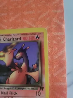 Dark Charizard 21/82 Team Rocket Non-Holo Rare Pokemon Heavily Played - Image 3