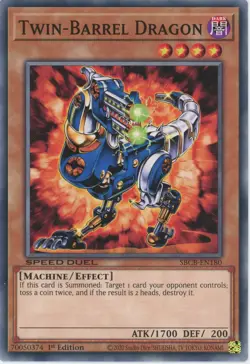 Yugioh Twin-Barrel Dragon SBCB-EN180 Common 1st Edition NM x3 Play Set - Image 1