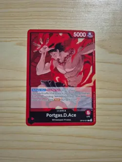 Portgas.D.Ace OP16-001 - Leader - The Time of Battle OP-16 English One Piece - Image 1