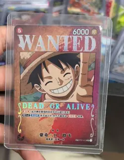 Monkey D. Luffy ST01-012 SR SP Wanted Mighty Enemies - ONE PIECE Card IN STOCK - Image 1