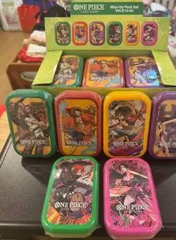One Piece Card Game Mini Tin Pack Set Vol. 3 (TS-03) – Asia Exclusive. Sealed - Image 1