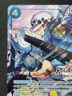 CARD ONE PIECE TCG - Trafalgar Law OP07-047 Alternate Art NEAR MINT English - Image 2