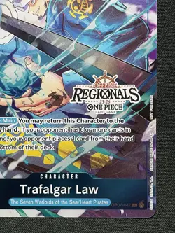 CARD ONE PIECE TCG - Trafalgar Law OP07-047 Alternate Art NEAR MINT English - Image 4