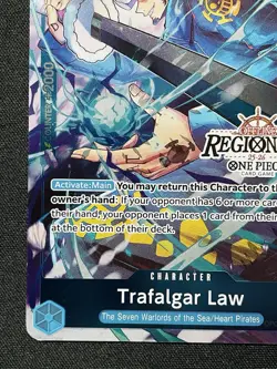 CARD ONE PIECE TCG - Trafalgar Law OP07-047 Alternate Art NEAR MINT English - Image 5
