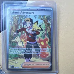 Pokemon Ethan's Adventure 236/182 SV09 Ultra Rare Full Art Holo English - Image 4