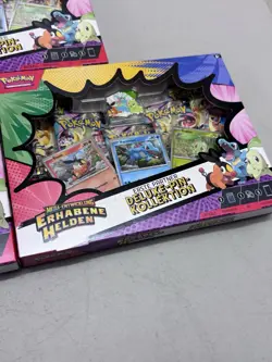 3x Pokemon Erhabene Helden Erste Partner Deluxe-Pin-Kollektion Deutsch - NEU - - Image 3