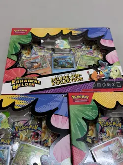3x Pokemon Erhabene Helden Erste Partner Deluxe-Pin-Kollektion Deutsch - NEU - - Image 4