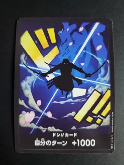 DON!! Card (Zoro) PRB01 JP One Piece Premium Booster - Image 1