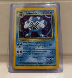 Poliwrath 13/102 Holo Rare Base Set - Pokemon Card WOTC NM / M - Image 1
