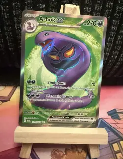 Pokemon TCG Card Arbok ex 185/165 S&V 151 Ultra Rare Full Art - NM/M - Image 1