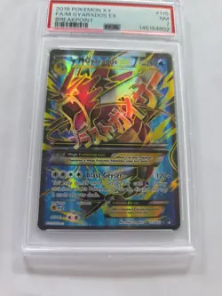 M Gyarados EX Full Art Holo Card 115/122 Breakpoint - Image 4