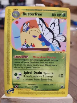 Butterfree 38/165 Expedition Regular Pokemon TCG Card - Image 1