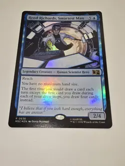 Reed Richards, Smartest Man Commander: Marvel Super Heroes Foil - Image 1
