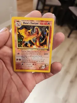Pokemon Blaine's Charizard Holo Rare Card #2/132 Gym Challenge Set - Image 3