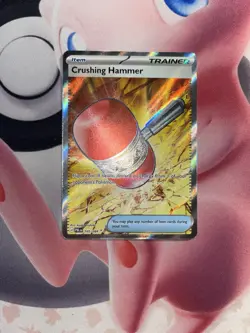 Pokemon Crushing Hammer 105/084 Pitch Black Ultra Rare Holo Near Mint - Image 1