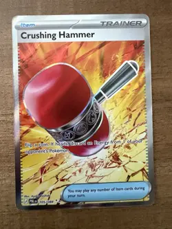 Pitch Black Crushing Hammer 105/084 Ultra Rare Full Art Holo English - Image 1