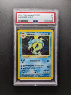 1999 Pokemon GARADOS - 6/102 - Holo - Base Set DE - PSA 5 - Image 1