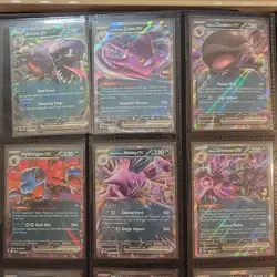 Pokemon 9-Card ex Double Rare Holo Lot Arbok/Crobat/Nidoking Dark Theme - Image 2
