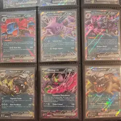 Pokemon 9-Card ex Double Rare Holo Lot Arbok/Crobat/Nidoking Dark Theme - Image 3