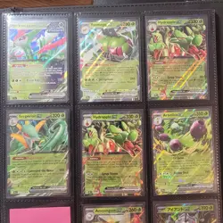 Pokemon TCG English Holo ex 8-Card Lot Iron Leaves Yanmega Grass Theme - Image 2