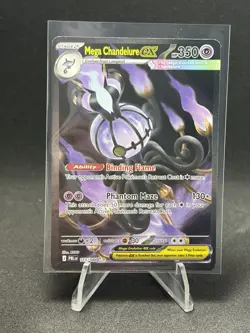 English Pokemon TCG Mega Chandelure ex Pitch Black SIR 115/084 NM - Image 1