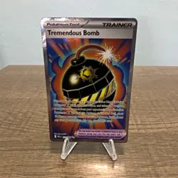 Tremendous Bomb 113/084 Full Art UR Pitch Black Pokemon TCG NM - Image 1