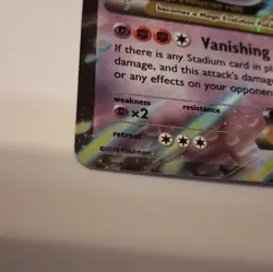 The Pokemon Company Pokemon TCG M Mewtwo EX 63/162 Breakthrough UR Holo EN - Image 2