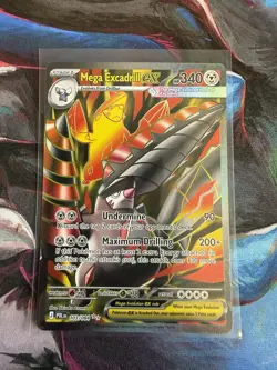 Pokemon ME05 Pitch Black Mega Excadrill EX 103/084 Near Mint - Image 1