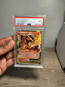 2016 POKEMON XY EVOLUTIONS #12 CHARIZARD EX PSA 9 - Image 1
