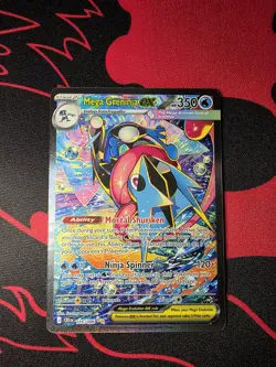 Pokemon Mega Greninja ex Chaos Rising 116/086 Special Illustration Rare TCG - Image 1