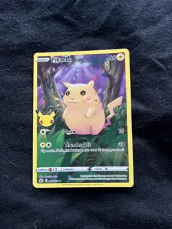 Pokemon TCG Pikachu Celebrations 005/025 Holo Rare Full Art - Image 1