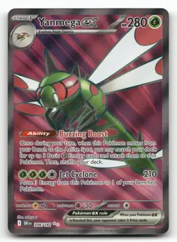 Yanmega ex 206/182 Destined Rivals Pokemon Holo NM Ultra Rare - Image 1