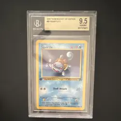 Pokemon TCG Squirtle 1st Edition Team Rocket 68/82 Eng 2000 BGS 9.5 - Image 1