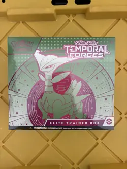 POKEMON TCG TEMPORAL FORCES ETB (Iron Leaves EX) New Factory Sealed See Last Pic - Image 1
