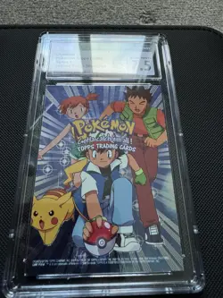 Pokemon TOPPS The First Movie CHECKLIST Holo - NM CGC 7.5 - Image 2