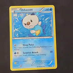 Pokemon TCG Oshawott Black & White Promo Holo English Basic 60HP 2011 BW08 - Image 1