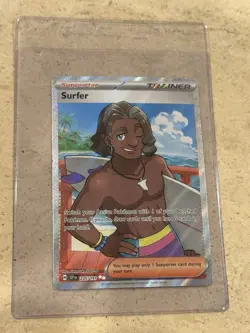 Surfer 235/191 Surging Sparks Full Art Trainer - NM/MINT Pokemon Ready To Grade - Image 1