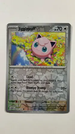 Jigglypuff Reverse Holo Pokemon TCG Pokemon Scarlet & Violet 151 #039/165 - Image 1