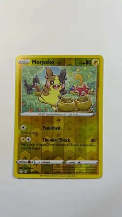 Pokemon SWSH Shining Fates Morpeko Reverse Holo 035/072 Pokemon TCG - Image 1
