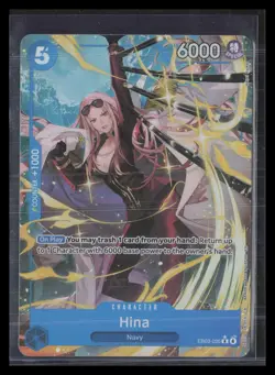 Hina (Alternate Art) #EB03-025 Extra Booster: One Piece Heroines Edition Rare - Image 1