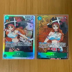 V2 ONE PIECE Card Game Paramount War OP02-36 P-SR Nami Character - Image 1