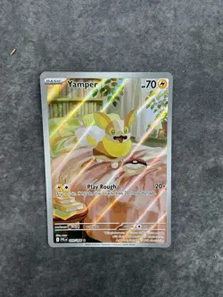 Yamper 099/094 Pokemon TCG Phantasmal Flames Illustration Rare English MINT - Image 1