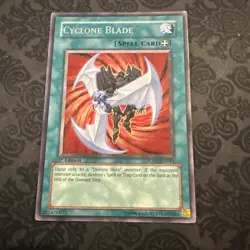 Yu-Gi-Oh Card: Cyclone Blade POTD-EN043 RARE 1st Edition! - Image 1