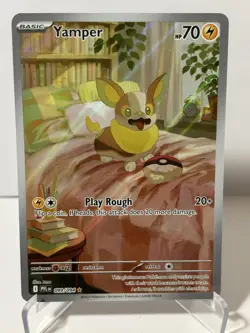 Yamper 099/094 - Illustration Rare - Phantasmal Flames - Pokemon TCG - Image 1