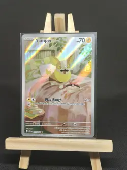 Pokemon TCG Phantasmal Flames Yamper Illustration Rare 099/094 - Image 1